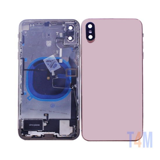 Tapa Traseira con Frame+Flex+Vibrator Apple iPhone XS Max Dorado